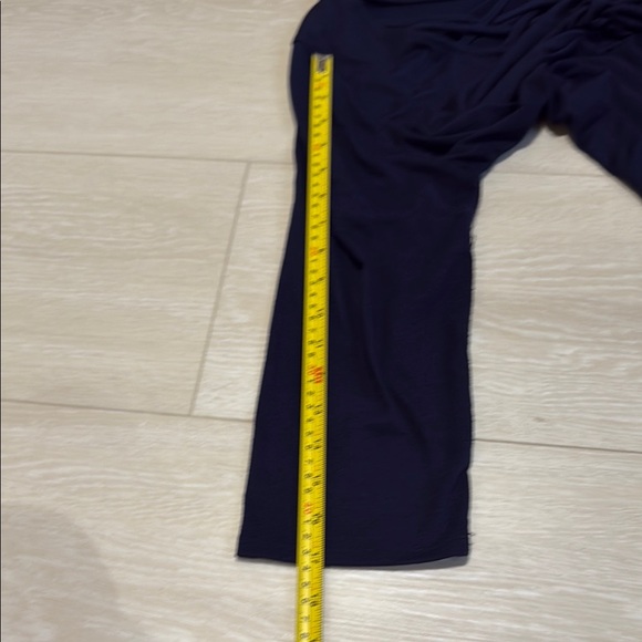 3/$10 Zenana Outfitters Blue Asymmetrical 3/4 Sleeve Tunic - Picture 6 of 8